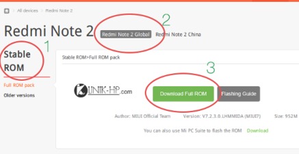 Cara Download ROM MIUI Xiaomi Terbaru